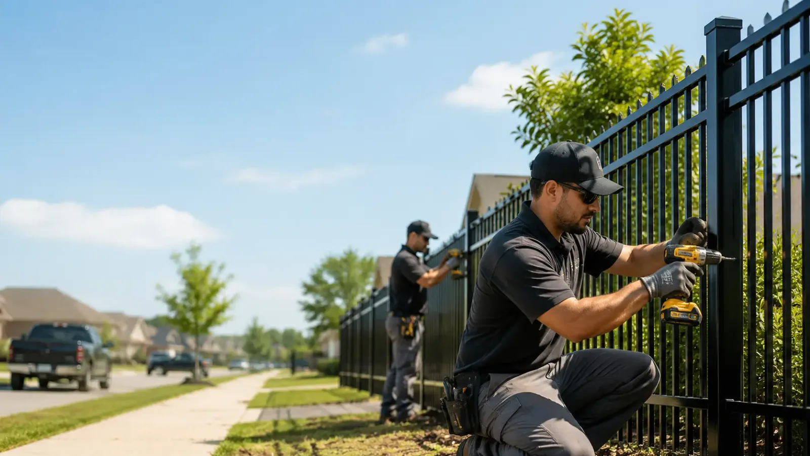 Metal Fence Installation in Fort Lee, VA